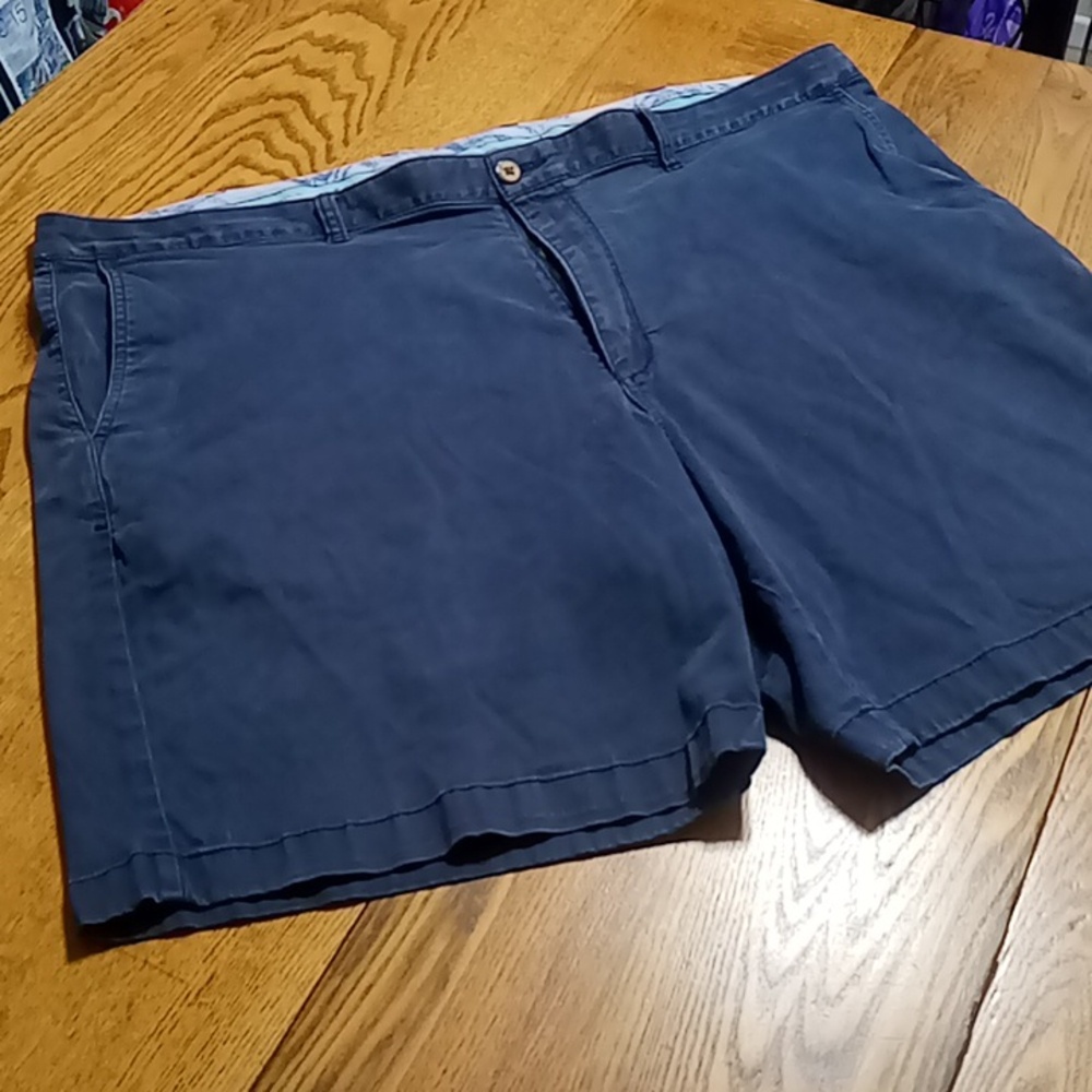 Tommy Bahama Mens Shorts 44 NAVY BLUE Summer Spring Vacation Resort Preowned